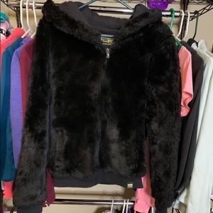 Limited edition faux fur coat